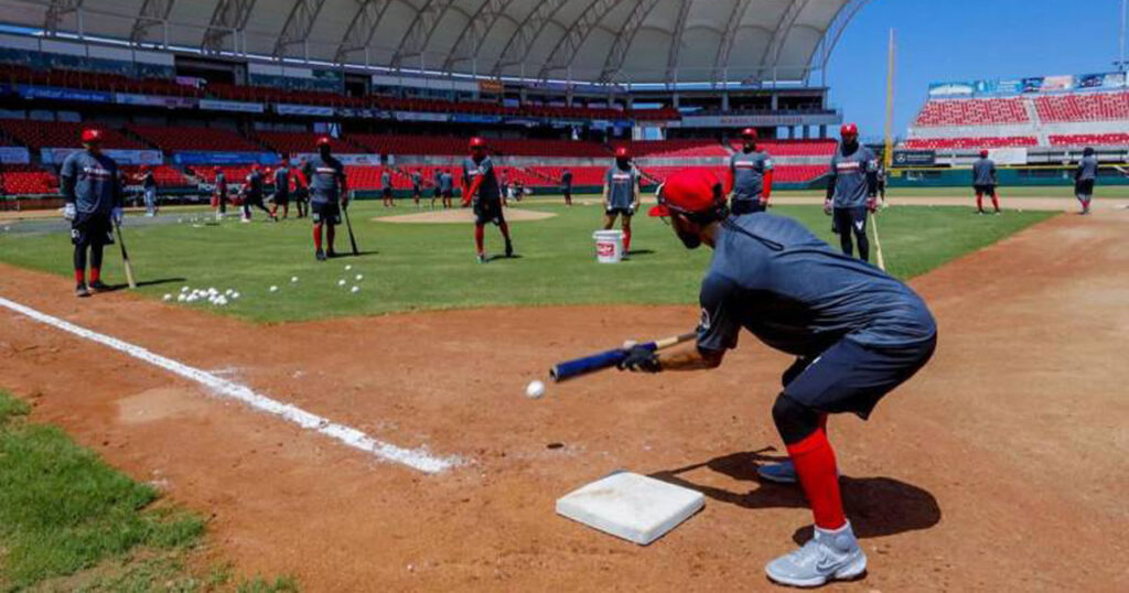 Infield Drills in the Stadium